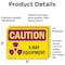 Signmission Radiation & Laser Sign, 3.5 in H x 5 in W, Vinyl Decal, Rectangle OS-2PACK-CR-D-35-L-10198 - alternate 5